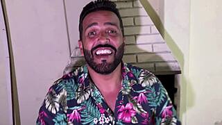 19 year old brazilian shows off by taking cock in ass and pussy