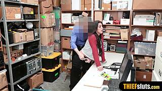 stunning busty latina teen shoplifter pleases a cop