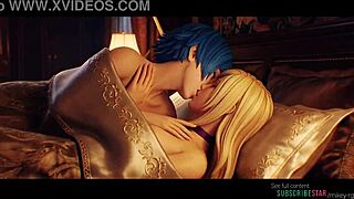 Bonne Jennet X Elisabeth Blanctorche Lesbian Kissing The King Of Fighters Ai Generated