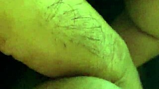 Small cock gets really hard during masturbation