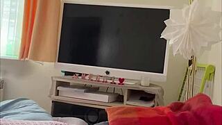 Barfuß Zur Entspannung Auf Der Couch