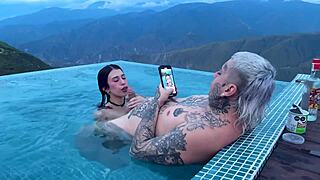 great view of sexy girl giving a blowjob to remember zack cuckold