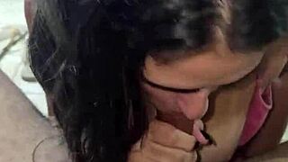 brazilian wife pumping out black cocks cum as sailor girl